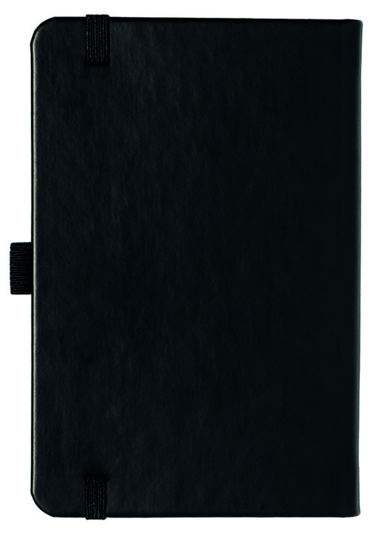 Notizbuch Style Small im Format 9x14cm, Inhalt blanco, Einband Slinky in der Farbe Black