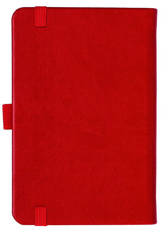Notizbuch Style Small im Format 9x14cm, Inhalt blanco, Einband Slinky in der Farbe Scarlet
