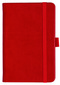 Notizbuch Style Small im Format 9x14cm, Inhalt blanco, Einband Slinky in der Farbe Scarlet
