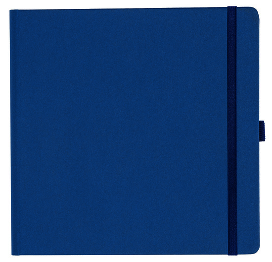 Notizbuch Style Square im Format 17,5x17,5cm, Inhalt liniert, Einband Fancy in der Farbe Royal Blue