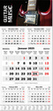 Fünf-Monats-Planer "Classic times 5" im Format 30 x 63 cm, grau, Datumsweiser umgelegt, mit Übersichtskalendarium auf der Fußleiste