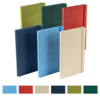 Notizbuch Medium, Einband Juta