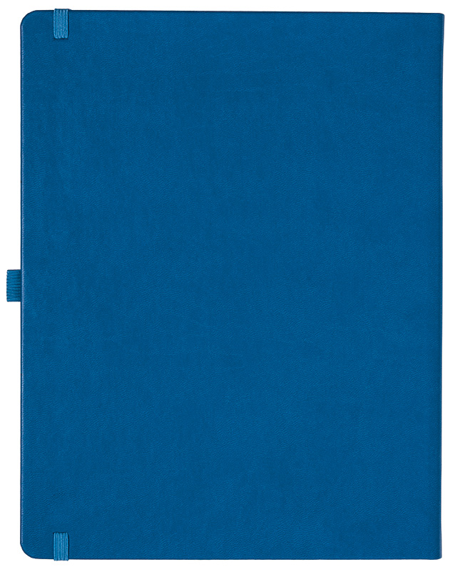 Notizbuch Style Large im Format 19x25cm, Inhalt blanco, Einband Slinky in der Farbe Azure