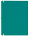 Notizbuch Style Large im Format 19x25cm, Inhalt liniert, Einband Fancy in der Farbe Laguna