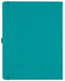 Notizbuch Style Large im Format 19x25cm, Inhalt liniert, Einband Slinky in der Farbe Turquoise