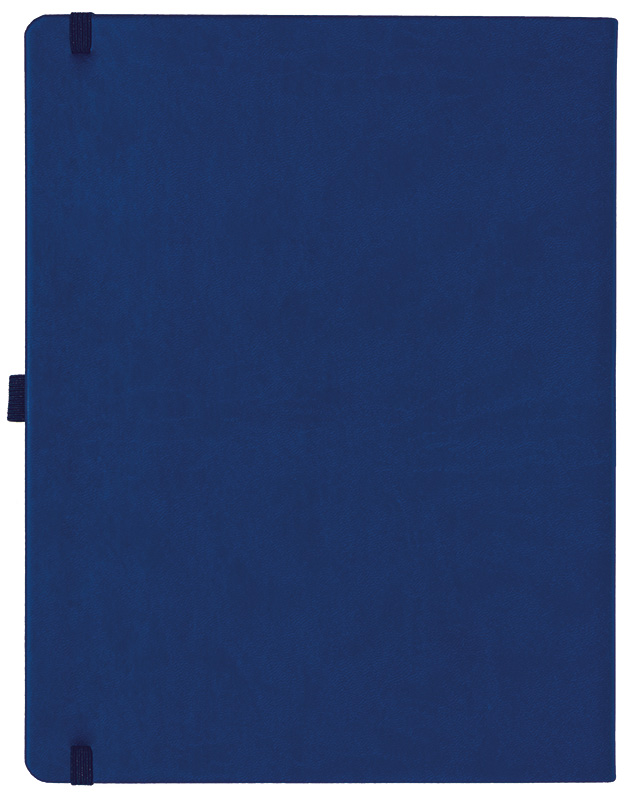 Notizbuch Style Large im Format 19x25cm, Inhalt liniert, Einband Slinky in der Farbe Ultramarine