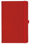 Notizbuch Style Medium im Format 13x21cm, Inhalt blanco, Einband Slinky in der Farbe Scarlet
