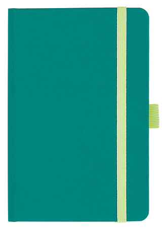 Notizbuch Style Small im Format 9x14cm, Inhalt blanco, Einband Fancy in der Farbe Laguna