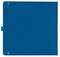 Notizbuch Style Square im Format 17,5x17,5cm, Inhalt liniert, Einband Slinky in der Farbe Azure