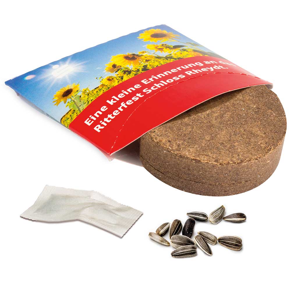 Plant-Tab mit Samen - Sonnenblume