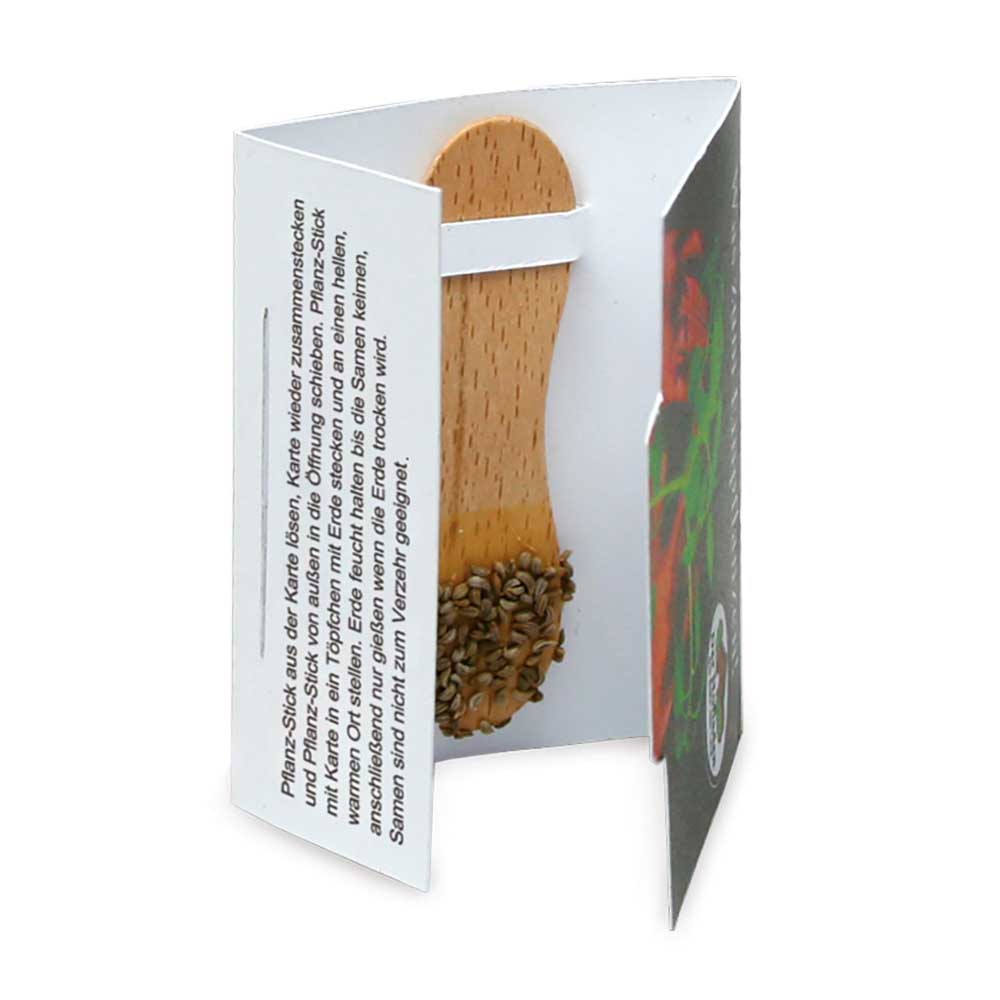 Pflanz-Stick mit Samen - Vergissmeinnicht