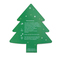 Klappkärtchen Tannenbaum - neutral mit 2-c Logoeindruck