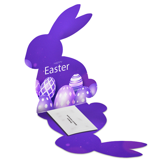 Klappkärtchen Osterhase