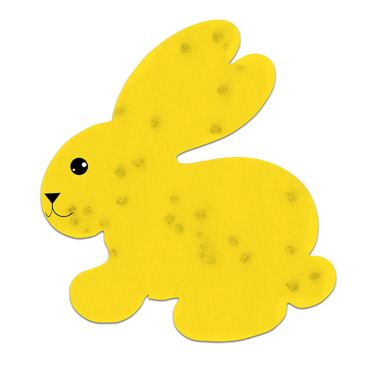 Samenpapier in Klappkärtchen - Ostern