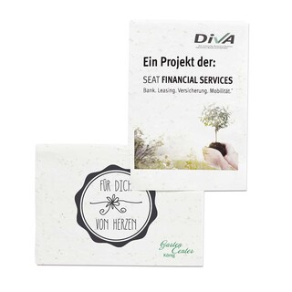 Samenpapier DIN A5 - Kräutermischung, Druck 4/0-c