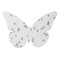Samenpapier in Klappkärtchen Blume - Schmetterling