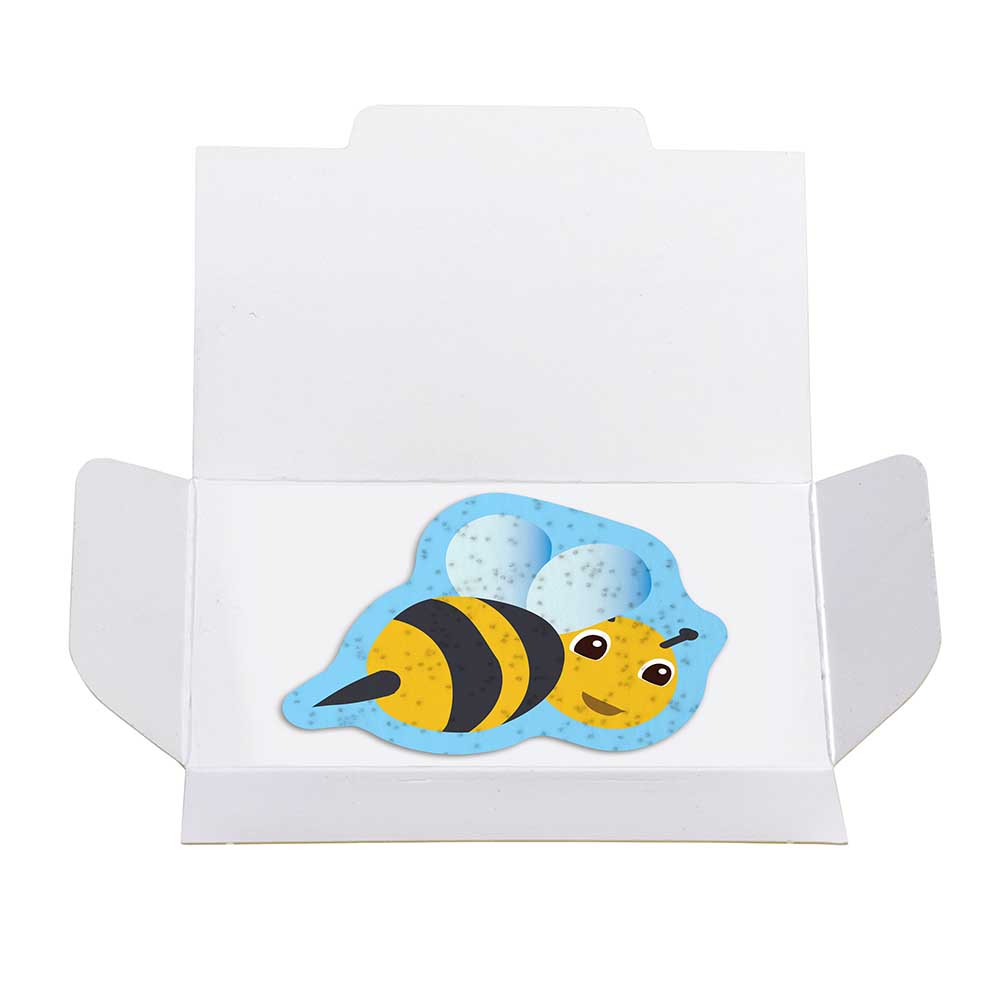 Samenpapier lustige Tierchen - Biene Brummi