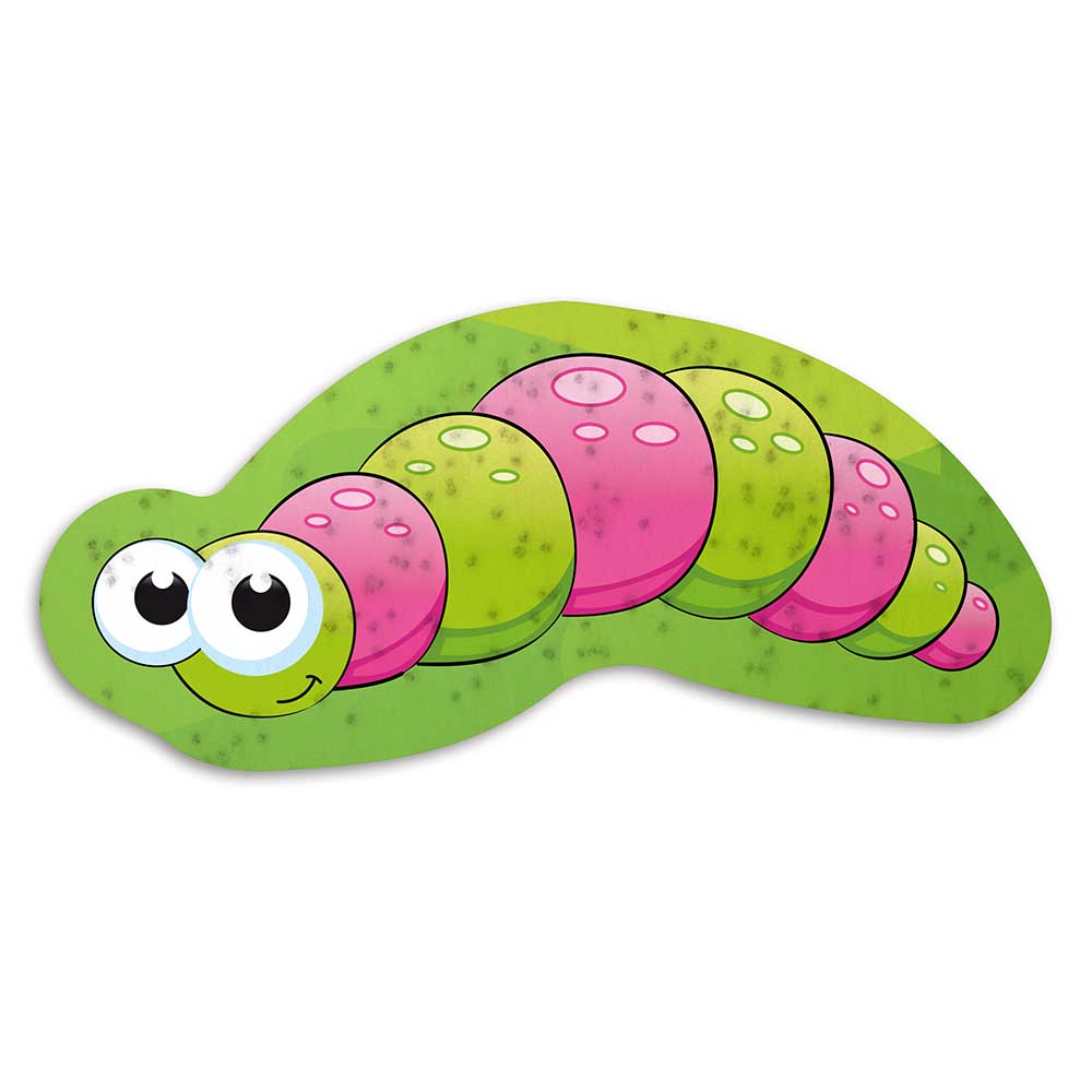 Samenpapier lustige Tierchen - Raupe Wanda
