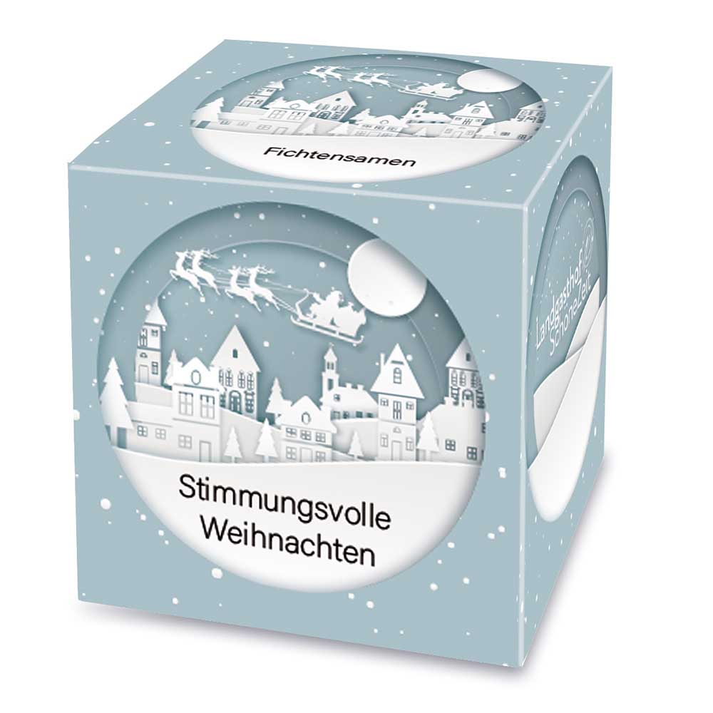 Pflanz-Würfel 2.0 mit Samen - Fichte