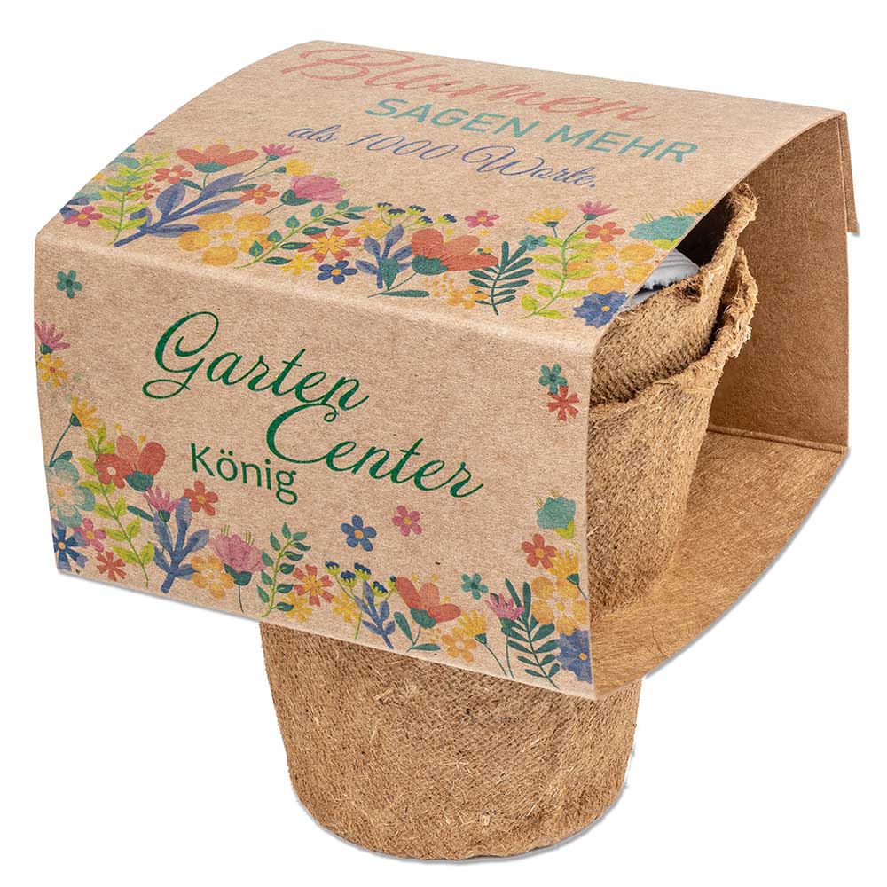 Anzucht-Set mit Samen - Glücksklee-Zwiebel (* Je nach Verfügbarkeit der Glücksklee-Zwiebeln)