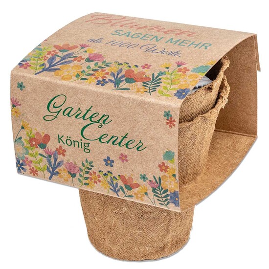 Anzucht-Set mit Samen - Sommerblumenmischung