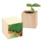 Pflanz-Holz mit Samen (Graspapier-Banderole) - Gartenkresse