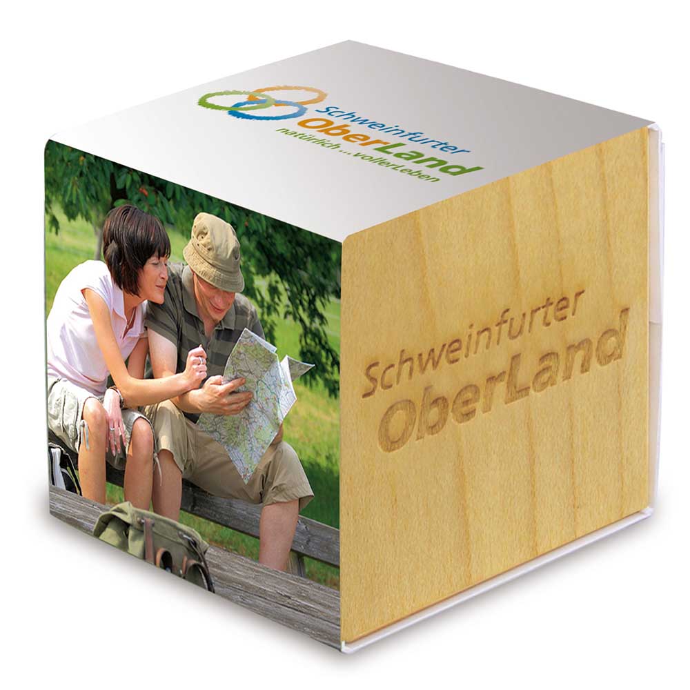 Pflanz-Holz mit Samen - Fichte