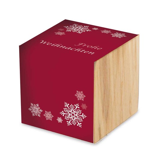 Pflanz-Holz Maxi mit Samen - Basilikum, 2 Seiten gelasert