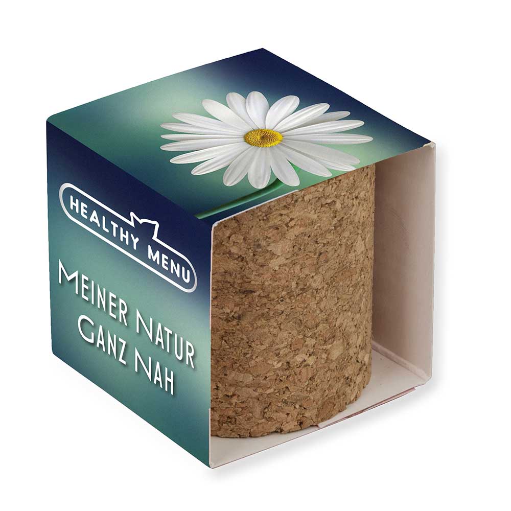 Pflanz-Kork rund mit Samen - Petersilie