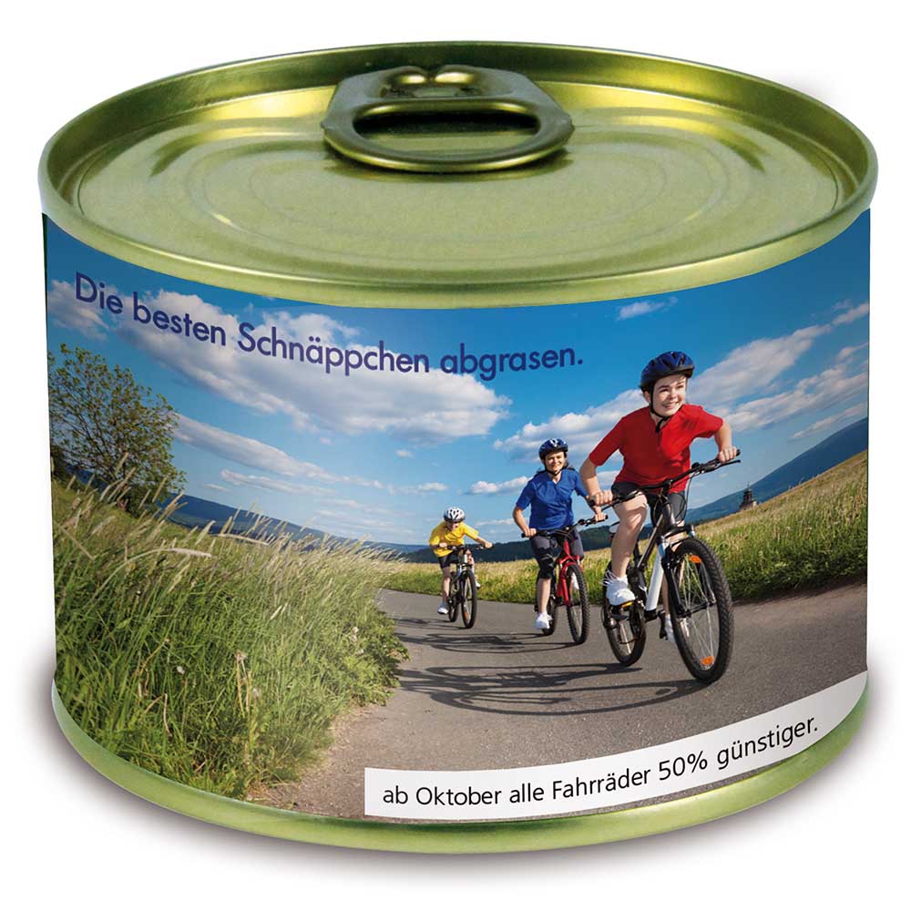 Natur-Konserve mit Samen - Gartenkresse