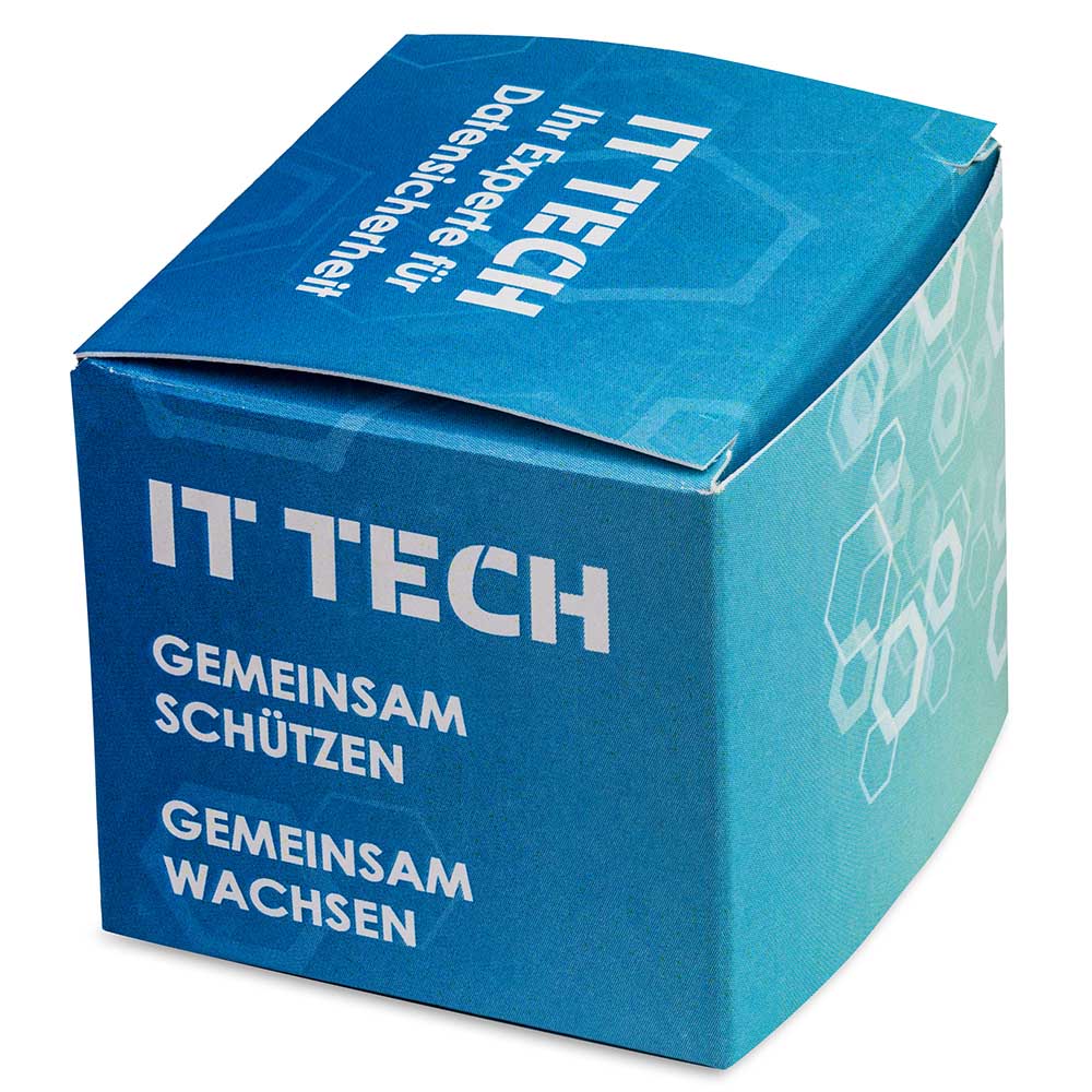 Pflanz-Holz Hexagon mit Samen - Ringelblume, 1 Seite gelasert