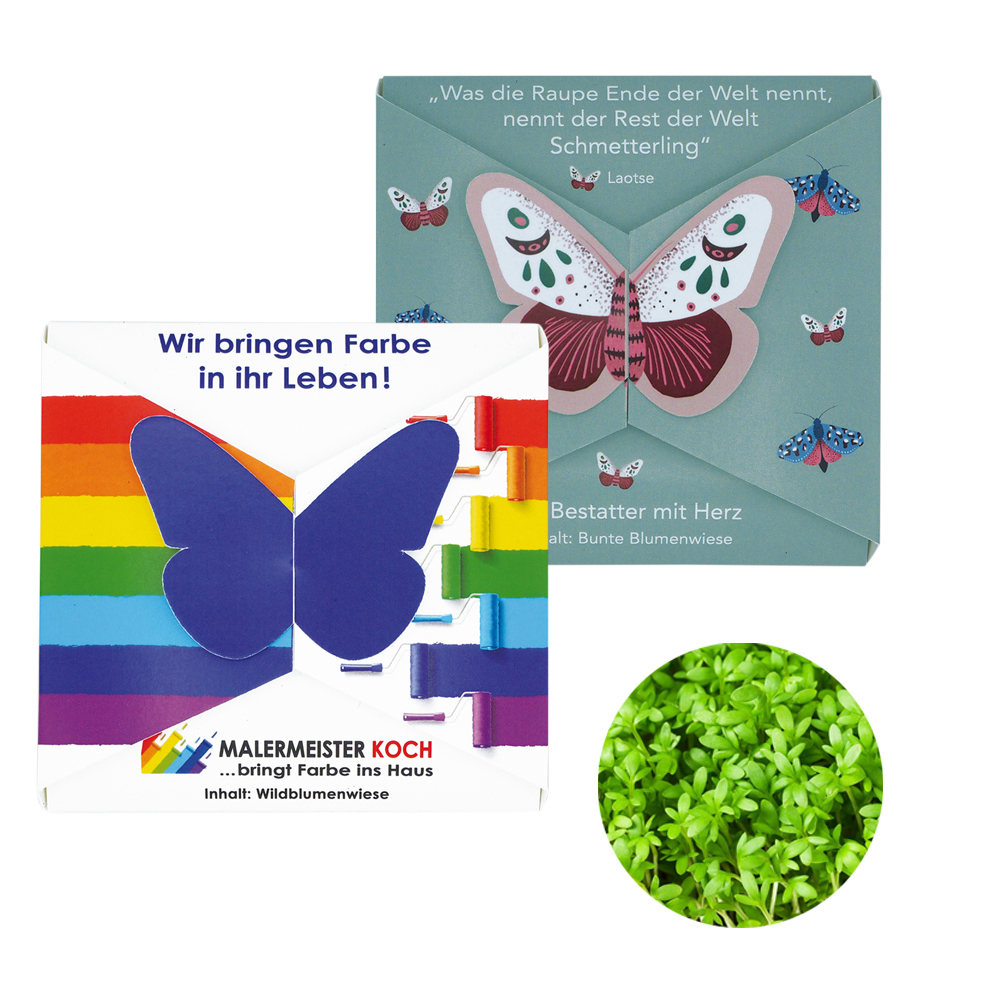 Verschluss - Samenkarte Schmetterling