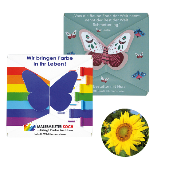 Verschluss - Samenkarte Schmetterling