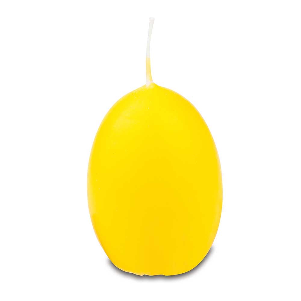 Das Gelbe vom Ei - mit Tontöpfchen, Eierkerze, Marmelade und Schokohase