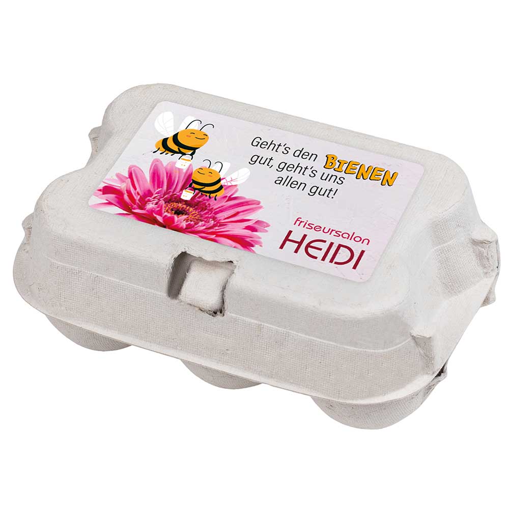 Sixpack - Flower-Balls Midi mit Samen - mit Digitaldruck