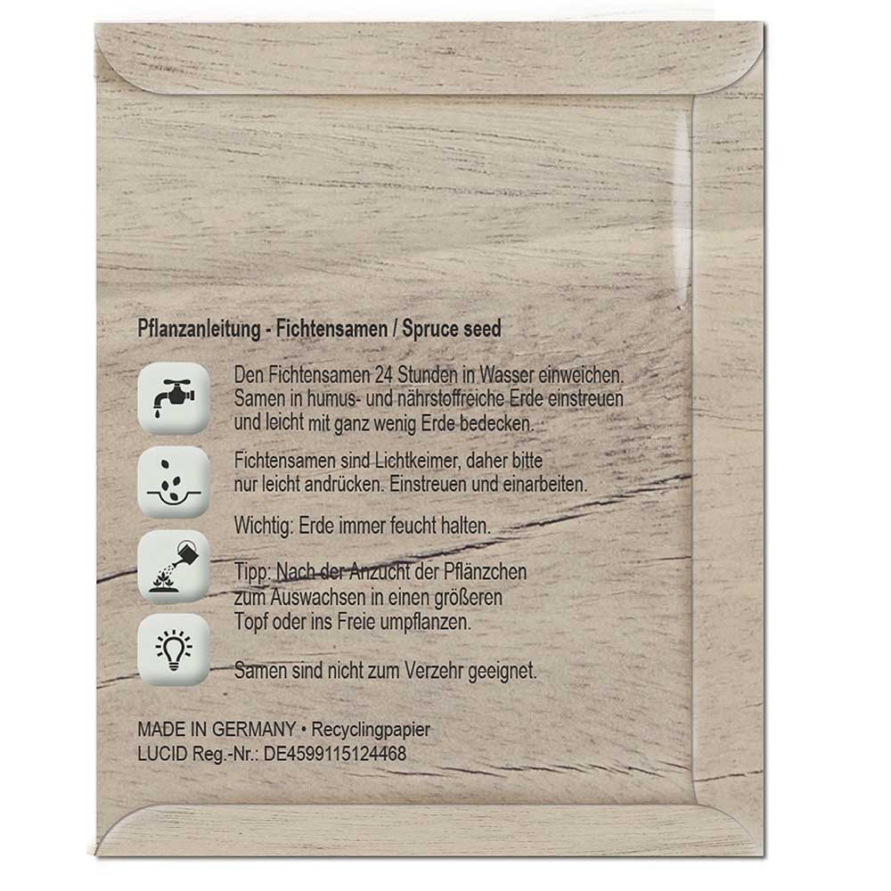 Samentütchen Mini - Standardmotiv  - Fichte - Standardmotiv  - Fichte