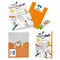 Malbuch / Mal-Set A6 - Recycling - Malset mit 1-c Logoeindruck