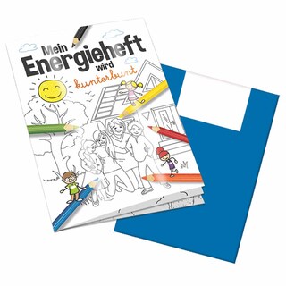 Malbuch / Mal-Set A6 - Energie - Malbuch neutral
