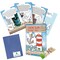 Upcycling-Set - Toilettenpapierrollen - Tampondruck 2-c