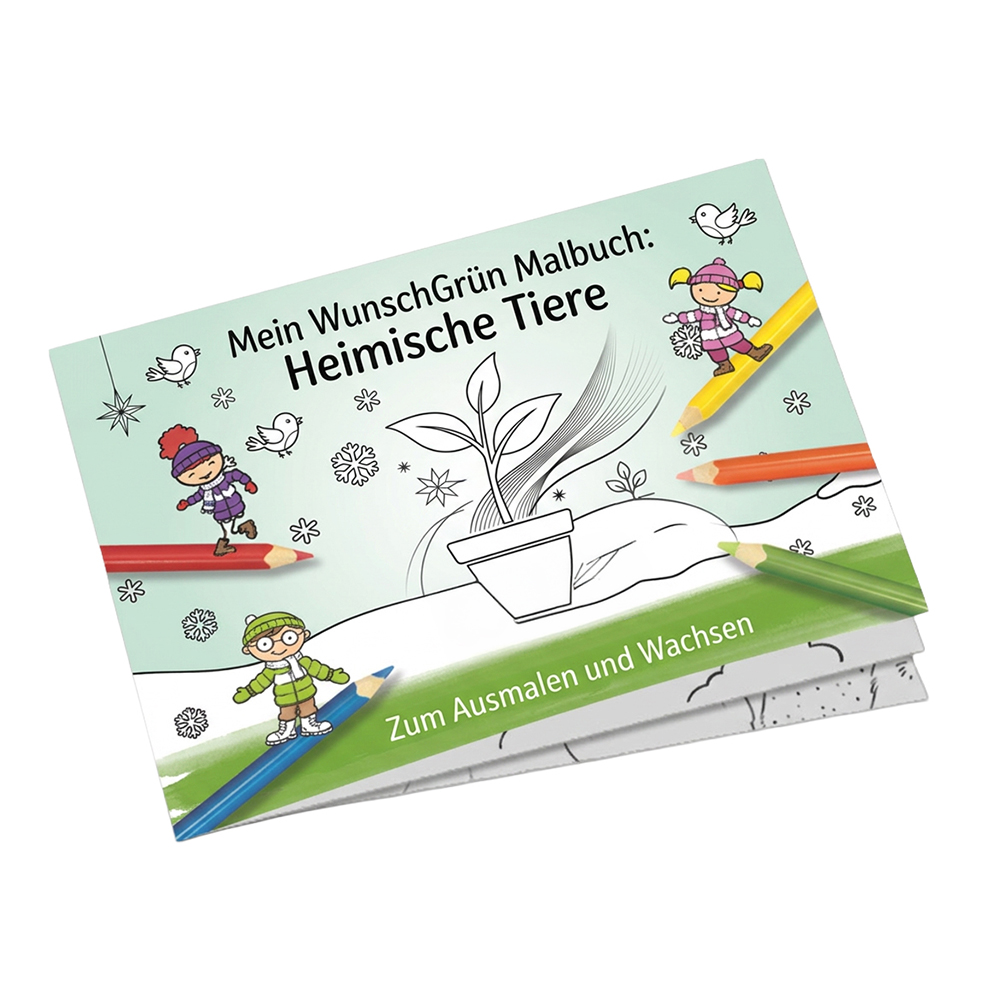 Malbuch Mini A7 - Heimische Tiere