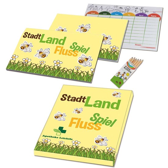 Stadt-Land-Fluss - Set - individuell - Digitaldruck 4/0-c