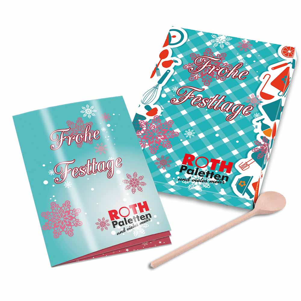 Rezeptbuch-Set "Weihnachten" - Set - individuell - Digitaldruck 4/0-c
