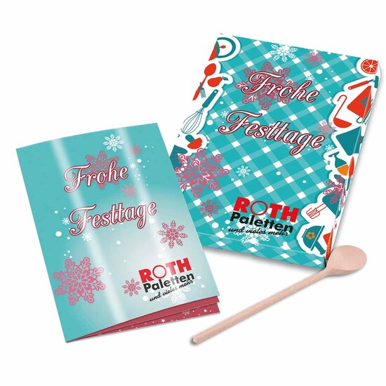 Rezeptbuch-Set "Weihnachten" - Set - individuell - Digitaldruck 4/0-c