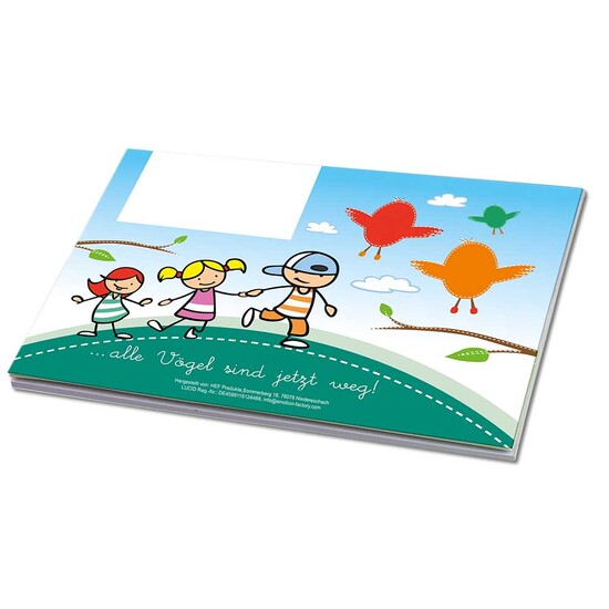 Wissen-Set „Das Vogelheft“ - Set - mit 1-c Logoeindruck