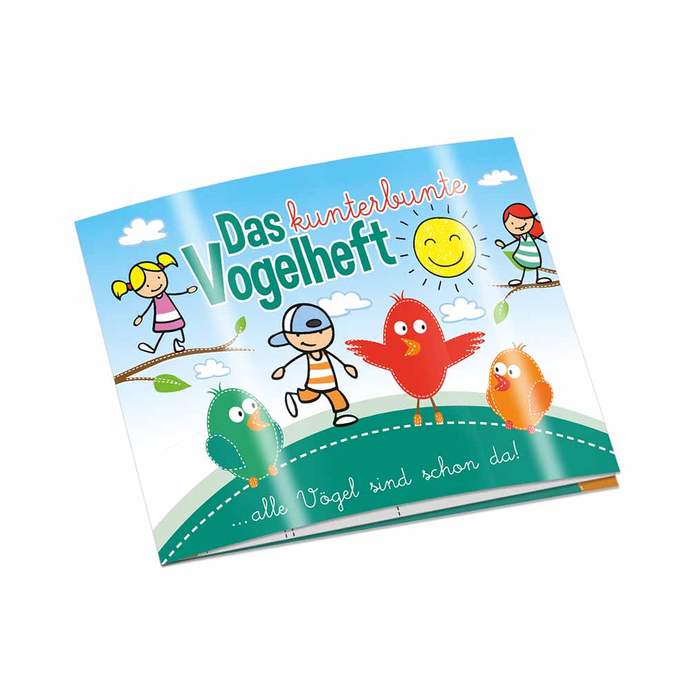 Wissen-Set „Das Vogelheft“ - Set - mit 2-c Logoeindruck