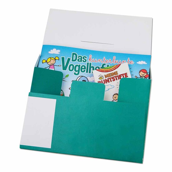 Wissen-Set „Das Vogelheft“ - Set - mit 2-c Logoeindruck