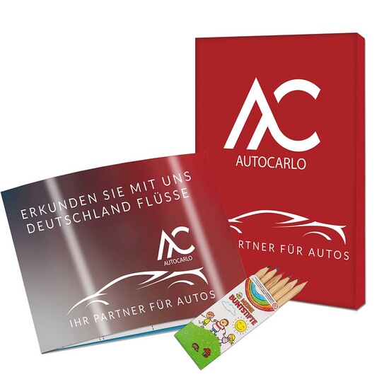 Wissen-Set „Das Flüsseheft“ - Set -individuell - Digitaldruck 4/0-c