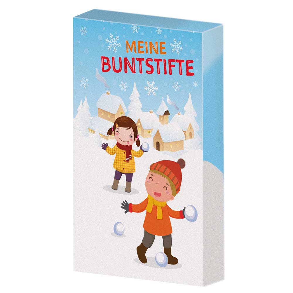 Buntstiftbox - individuell - Digitaldruck 4/0-c