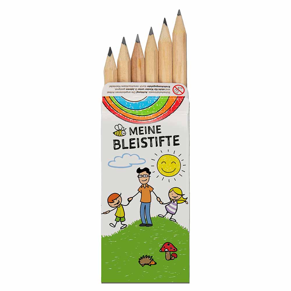 Bleistiftbox - Standard mit 1-c Logoeindruck