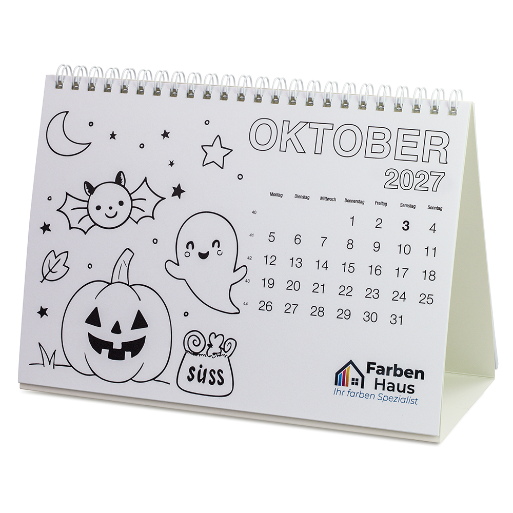 Ausmal-Tischkalender